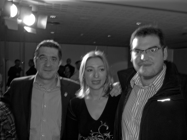 Con Patxi Lopez en el Dómine