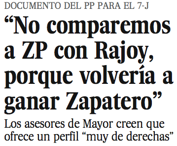 ZP ganaria a Rajoy otra vez