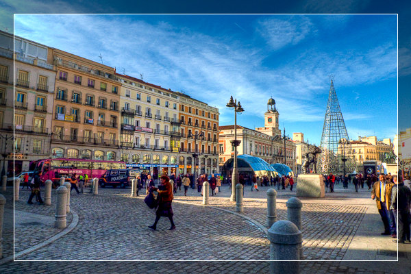puerta del sol en HDR