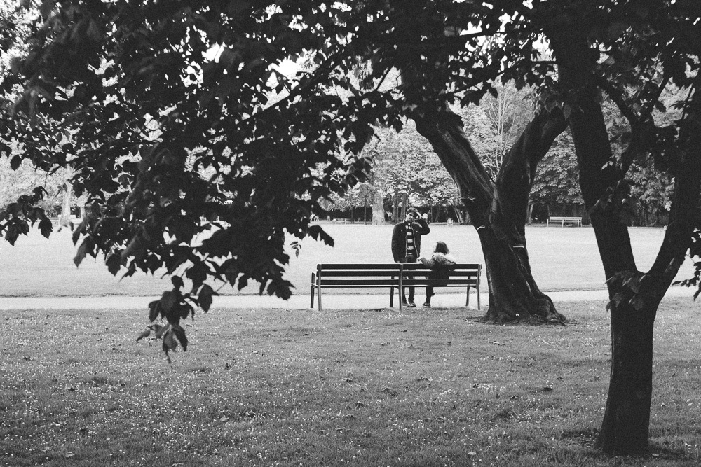 El parque Ferrera en Blanco y Negro